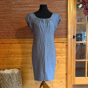 Donald Deal Chic Blue Midi Dress